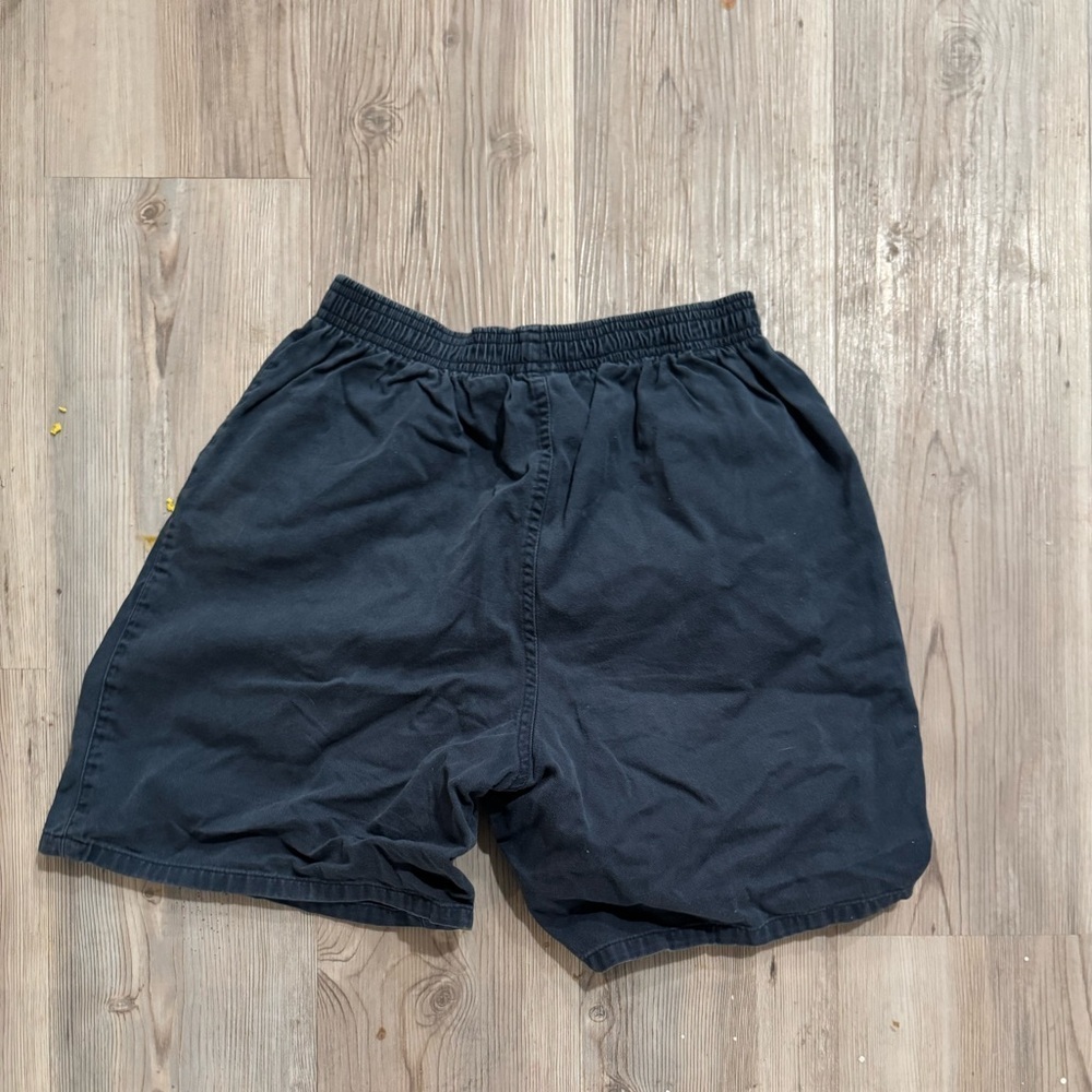 Kids TKS Basic Navy Blue Elastic Waist 100% Cotton Shorts Size‎ L 10 12